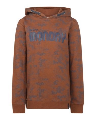 Boys No Way Monday - Hoodie - Braun