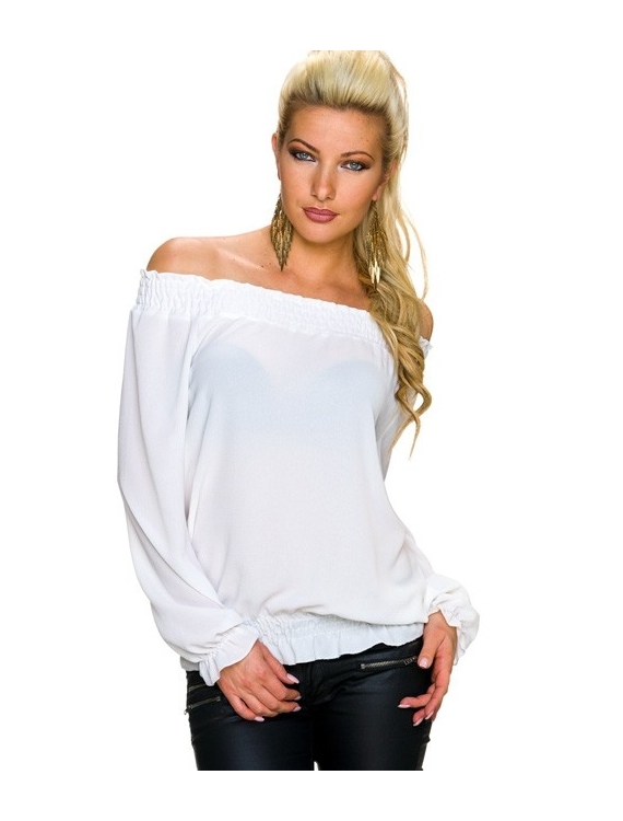 Bluse Luisa Fashion - Carmen - Creme