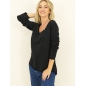 Langarmshirt Lyv & Joy - Oversized - Schwarz