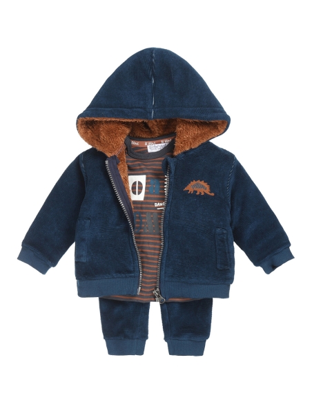 Boys Dirkje - Dreiteiliges Set - Blau/Braun