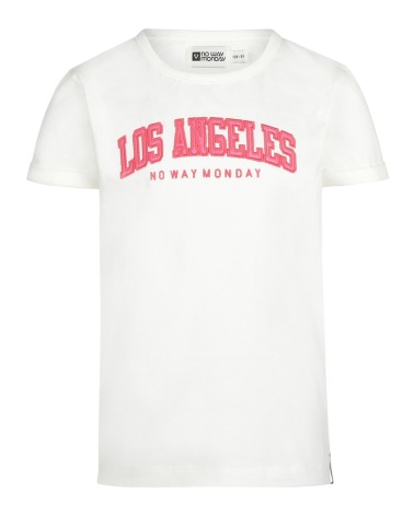 Girls No Way Monday - Kurzarmshirt - Creme