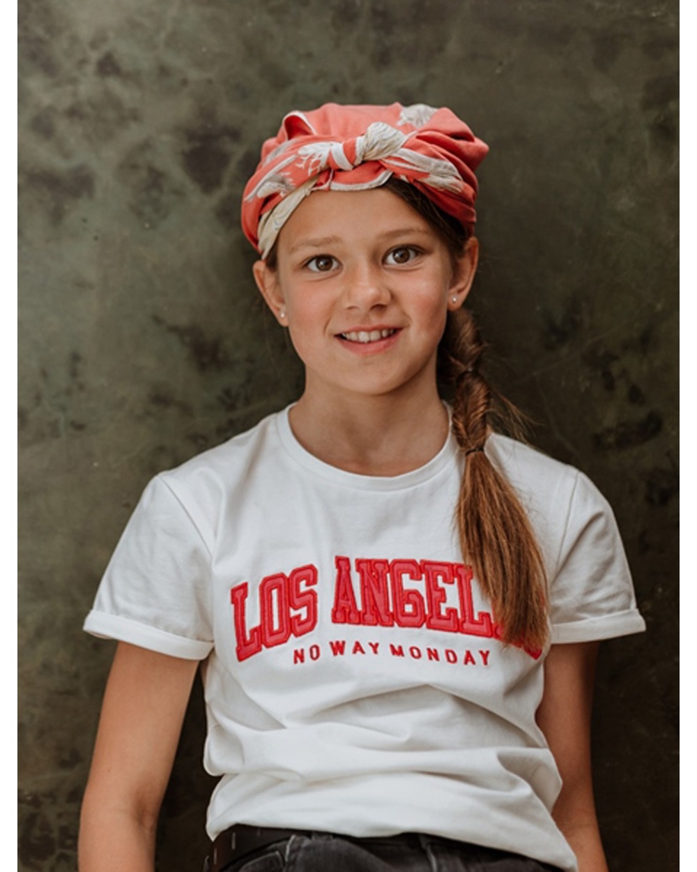 Girls No Way Monday - Kurzarmshirt - Creme