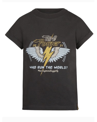 Girls No Way Monday - Kurzarmshirt - Dunkelgrau