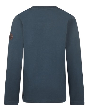 Boys No Way Monday - Langarmshirt - Blau/Braun