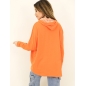 Pullover Capucine - Oversized Hoodie - Orange