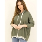 Pullover Capucine - Oversized Hoodie - Olive