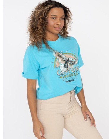 Kurzarmshirt Lovika - Adler - Hellblau