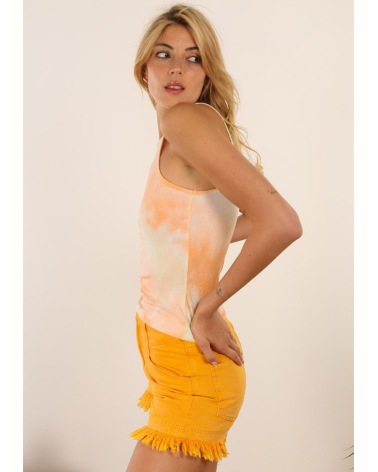 Tanktop Daphnea - Farbverlauf - Orange/Gelb