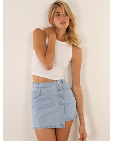 Tanktop Daphnea - Bauchfrei - Creme