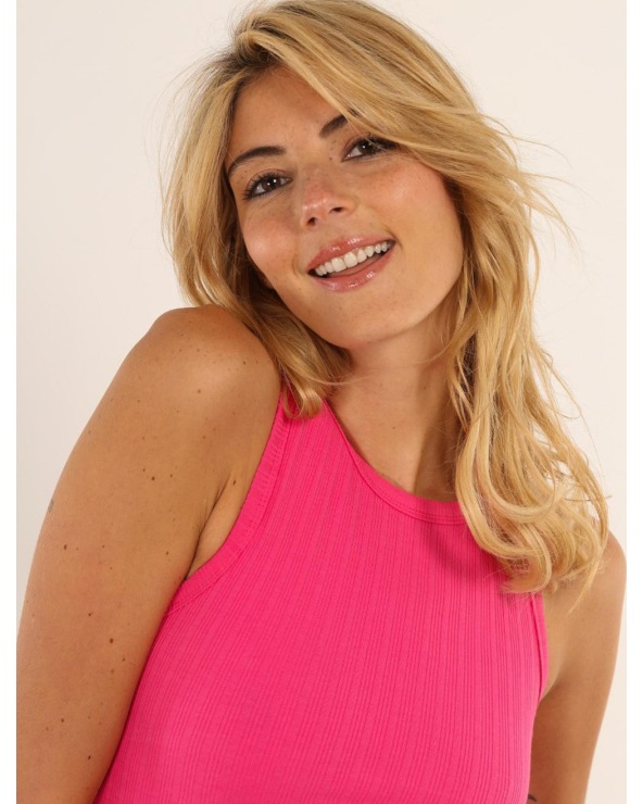 Tanktop Daphnea - Bauchfrei - Pink
