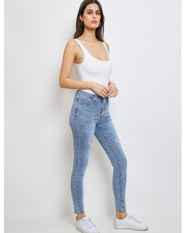Jeans Estee Brown - High Waist - Blau