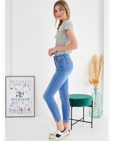 Jeans Ana & Lucy - Push Up - Blau