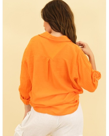 Bluse Capucine - Sommer leicht - Orange