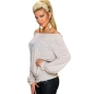 Bluse Luisa Fashion - Carmen - Beige