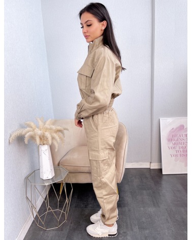 Zweiteiler Emma & Ashley - Jacke/Cargohose - Hellbraun