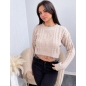 Pullover Emma & Ashley - Crop Style - Beige