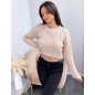 Pullover Emma & Ashley - Crop Style - Beige