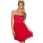 Kleid S'Ebo - Petticoat - Rot/Weiss