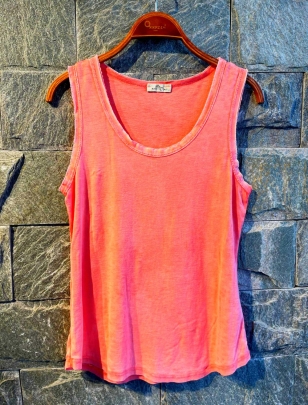 Top Made in Italy - Used Washed - Koralle