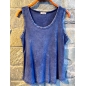 Top Made in Italy - Used Washed - Jeansblau