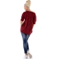 Pullover Via Piemonte 2 - Fleece/Herz - Bordeaux