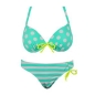 Bikini Rae - Streifen & Punkte - Mint