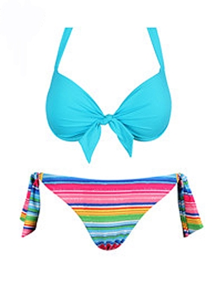 Bikini Rae - Stripes - Blau