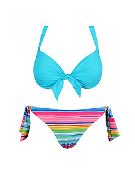 Bikini Rae - Stripes - Blau