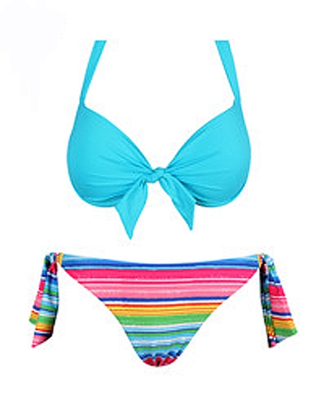 Bikini Rae - Stripes - Blau