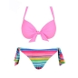 Bikini Rae - Stripes - Neonrosa