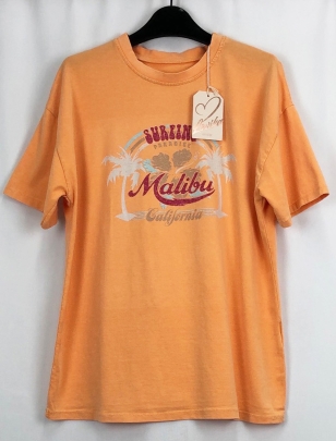 Kurzarmshirt Lovika - Malibu - Orange