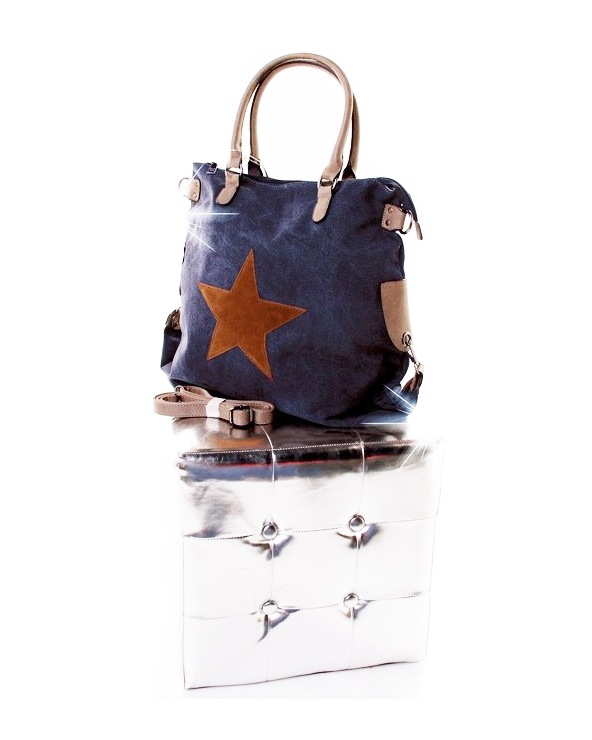 Shopper Bag H&D - Stern - Blau Bags