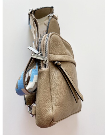 Bag Paolo - Crossbody S - Beige/Blau