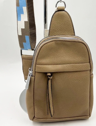 Bag Paolo - Crossbody S - Beige/Blau