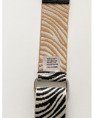Taschengurt Zebra - Bag Strap - Schwarz/Gold