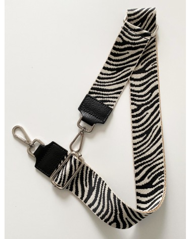 Taschengurt Zebra - Bag Strap - Schwarz/Gold
