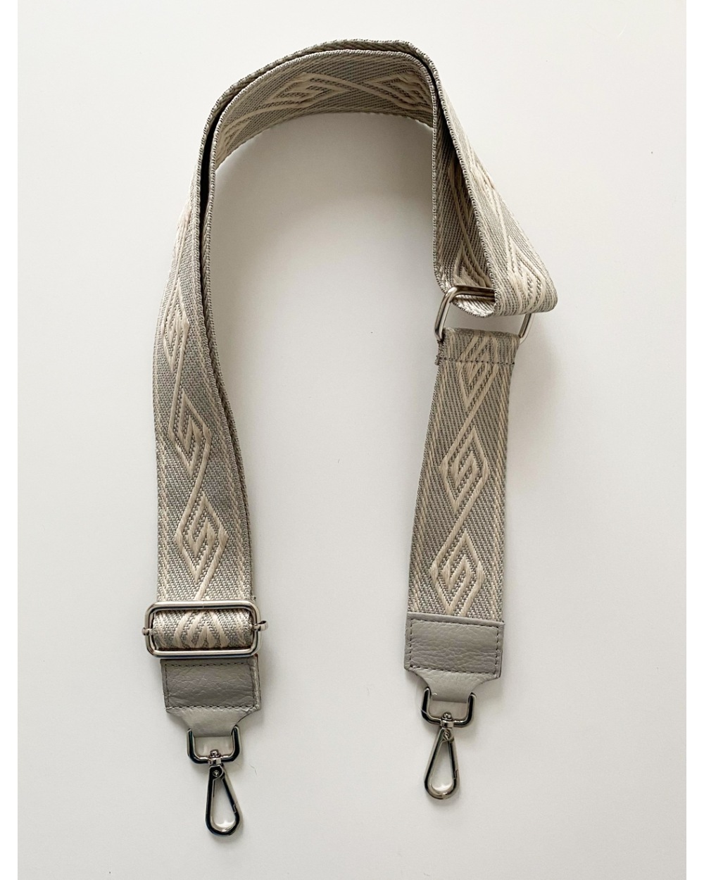 Taschengurt Design - Bag Strap - Grau/Beige