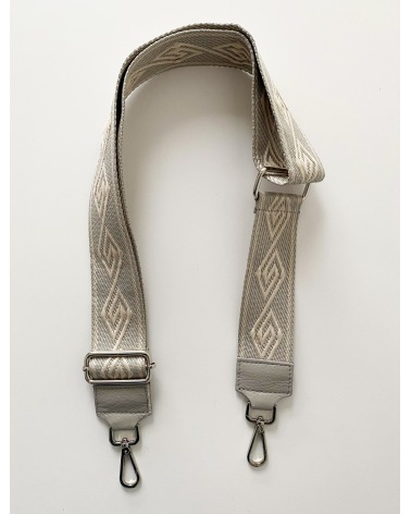 Taschengurt Design - Bag Strap - Grau/Beige