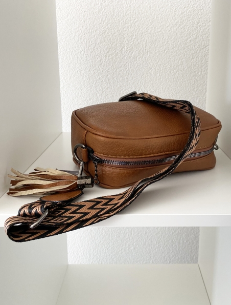 Handtasche Paolo Bags - Crossbody - Braun