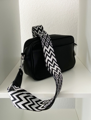 Handtasche Paolo Bags - Crossbody - Schwarz