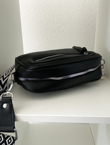 Handtasche Paolo Bags - Crossbody - Schwarz