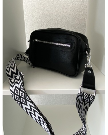 Handtasche Paolo Bags - Crossbody - Schwarz