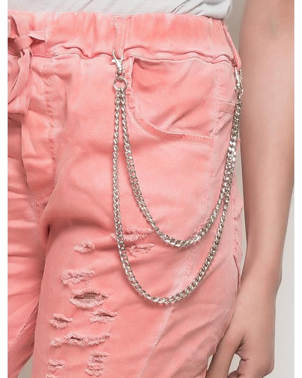 Caprihose NT Fashion - Kette - Lachs