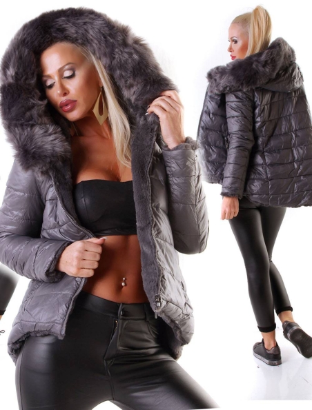 Jacke Honey Winter - Wendbar - Grau