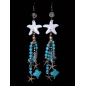 Ohrringe Fashion Jewelry - Seesterne - Blau