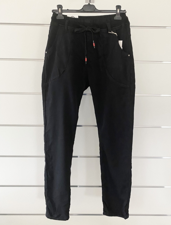 Jeans Karostar- Joggstyle - Schwarz