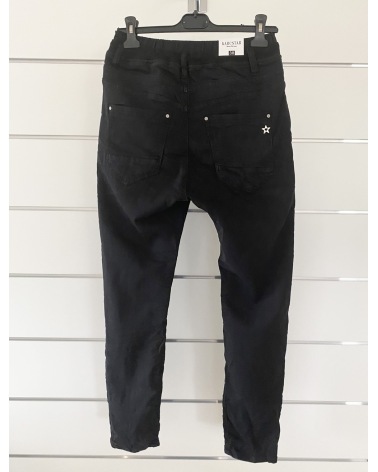 Jeans Karostar- Joggstyle - Schwarz