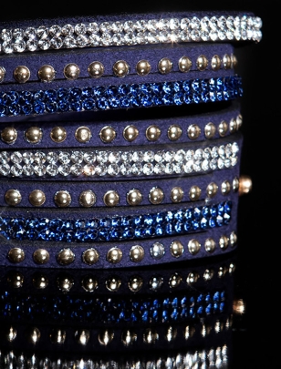 Armband In-Stylefashion - Strass - Blau