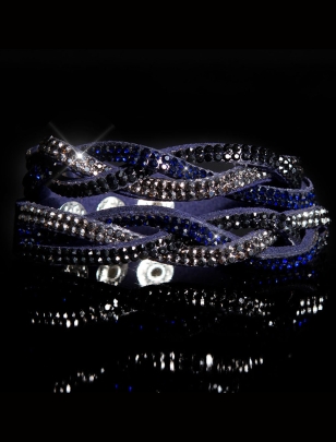 Armband In-Stylefashion - Strass - Blau