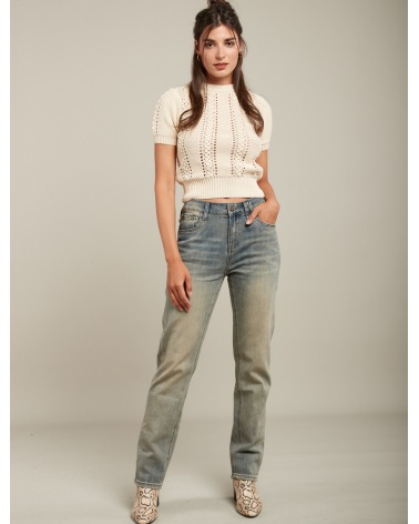 Jeans Toxik3 - High Waist - Blau